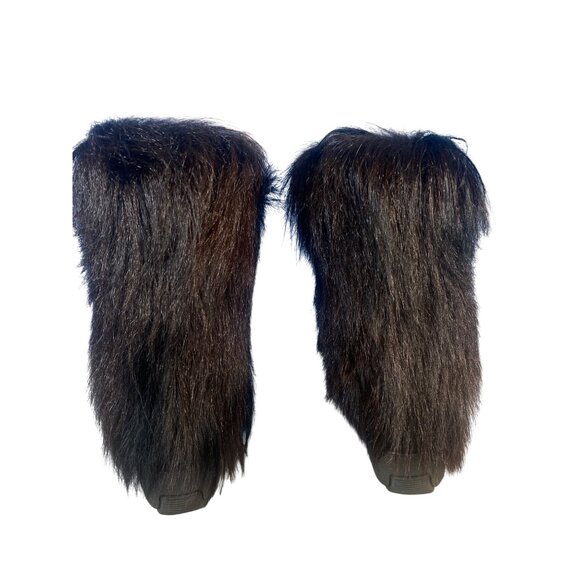 Pajar Women's Scarlet Winter Fur Boot Brown Women's 37 -4F Like New - Picture 4 of 12